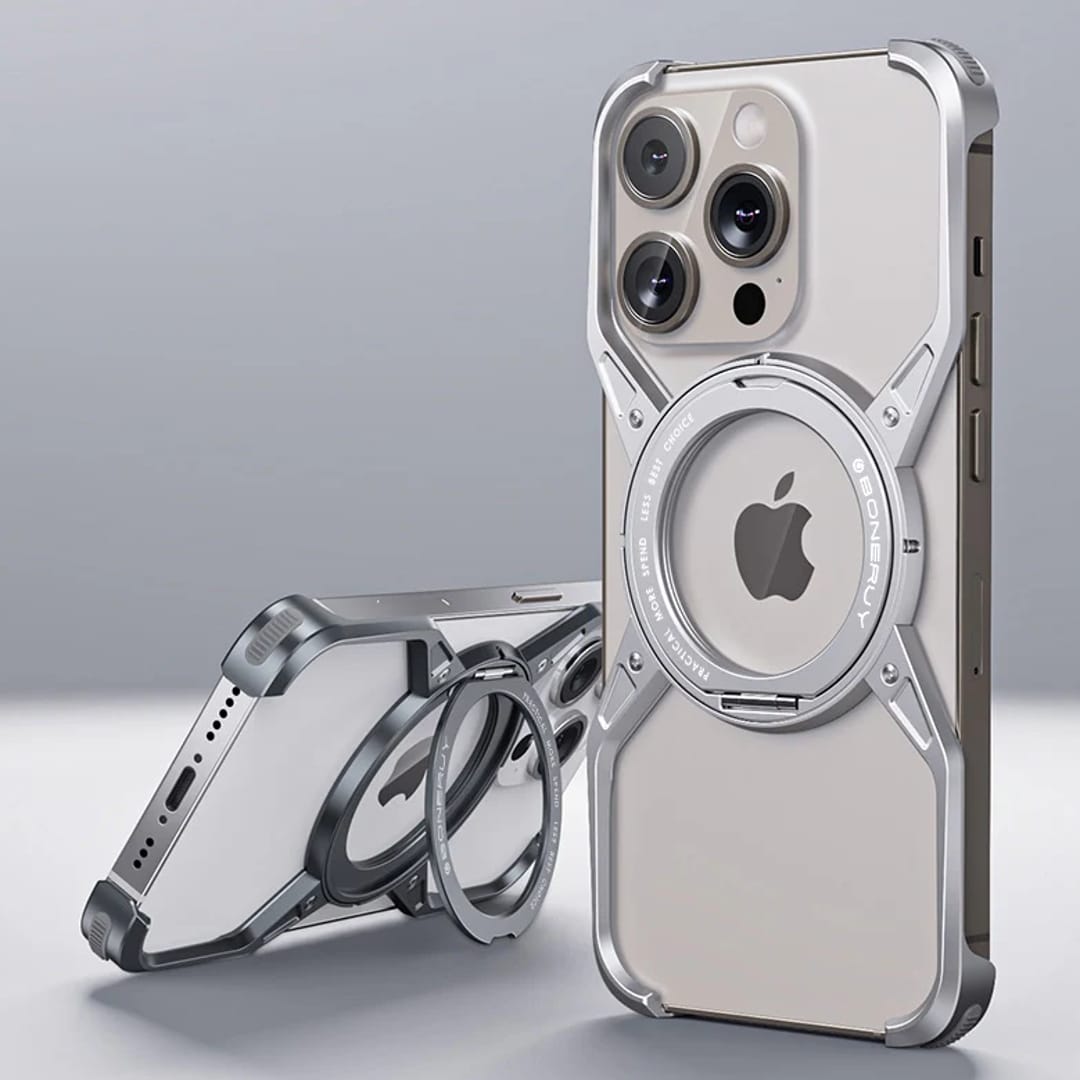 Titanium Frameless Cooling Bracket Case  For iPhone
