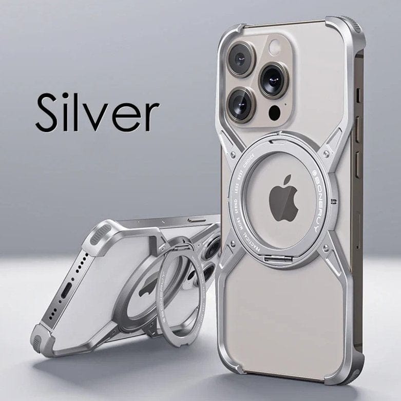 Titanium Frameless Cooling Bracket Case  For iPhone