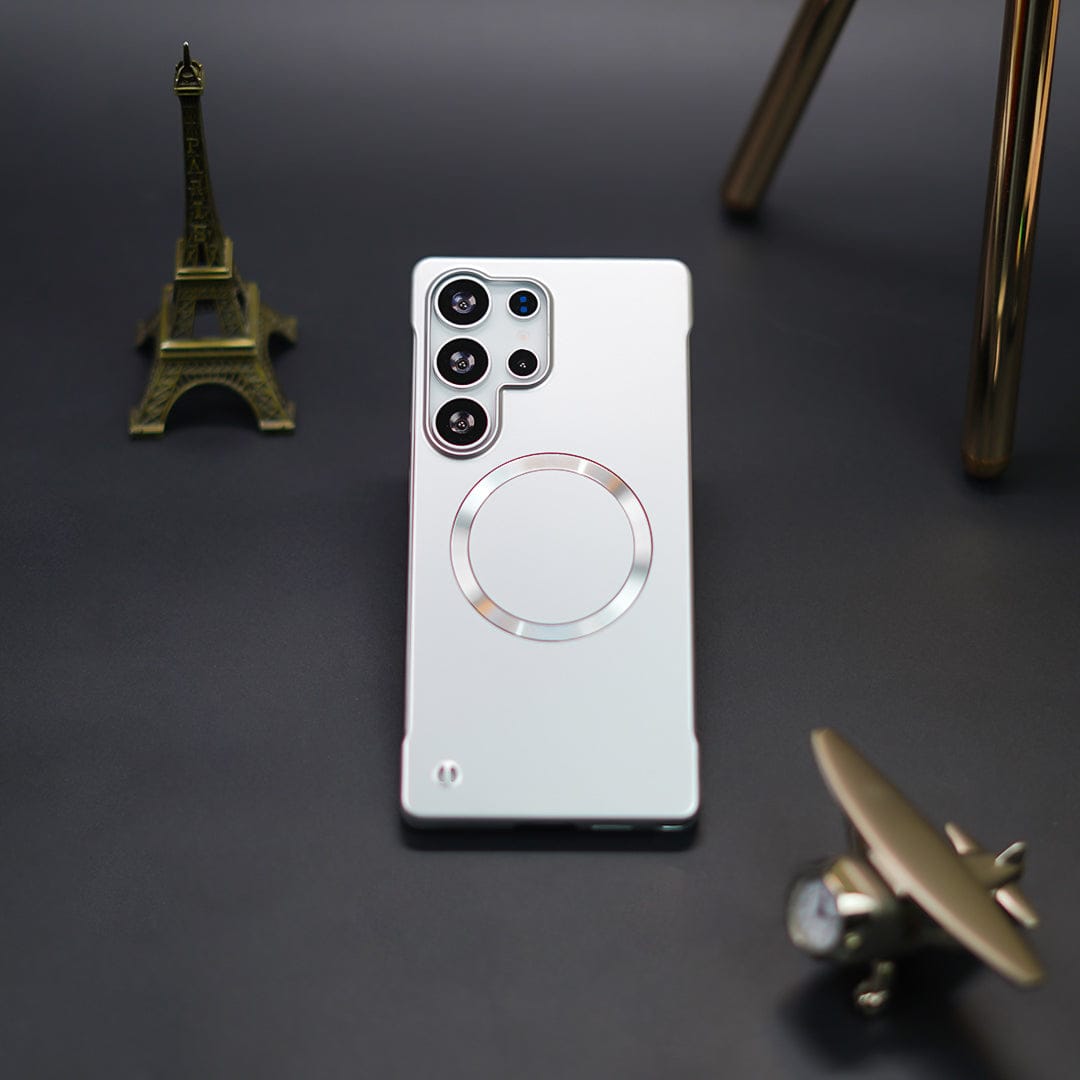 Elegant Metal Paint Borderless Magsafe Case - Samsung