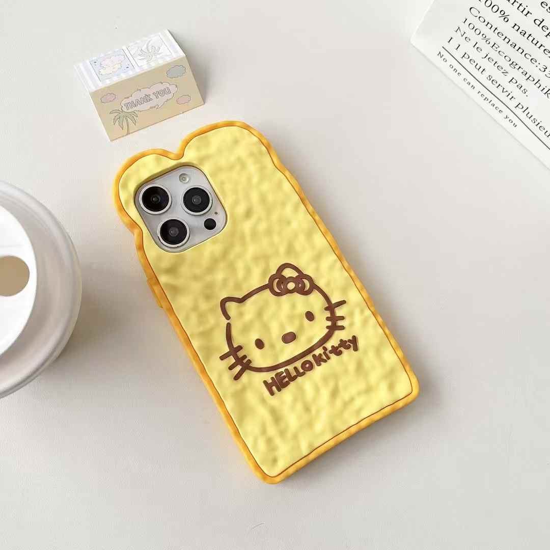 Kitty Bread Silicon Case For iPhone