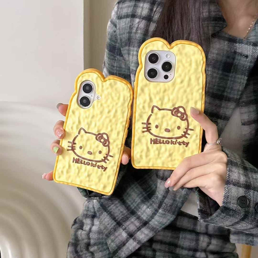 Kitty Bread Silicon Case For iPhone