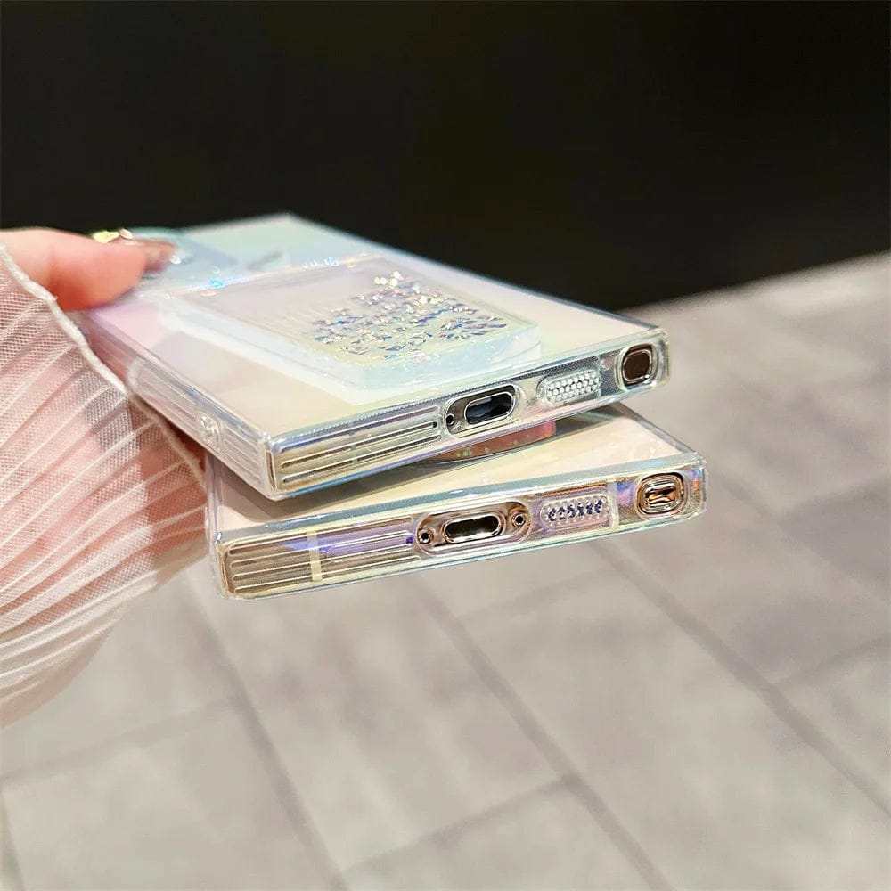 Chic Gradient Glittery Cup Case - Samsung