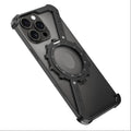 Z-Shape Gear Metal Magnetic Holder Case For iPhone