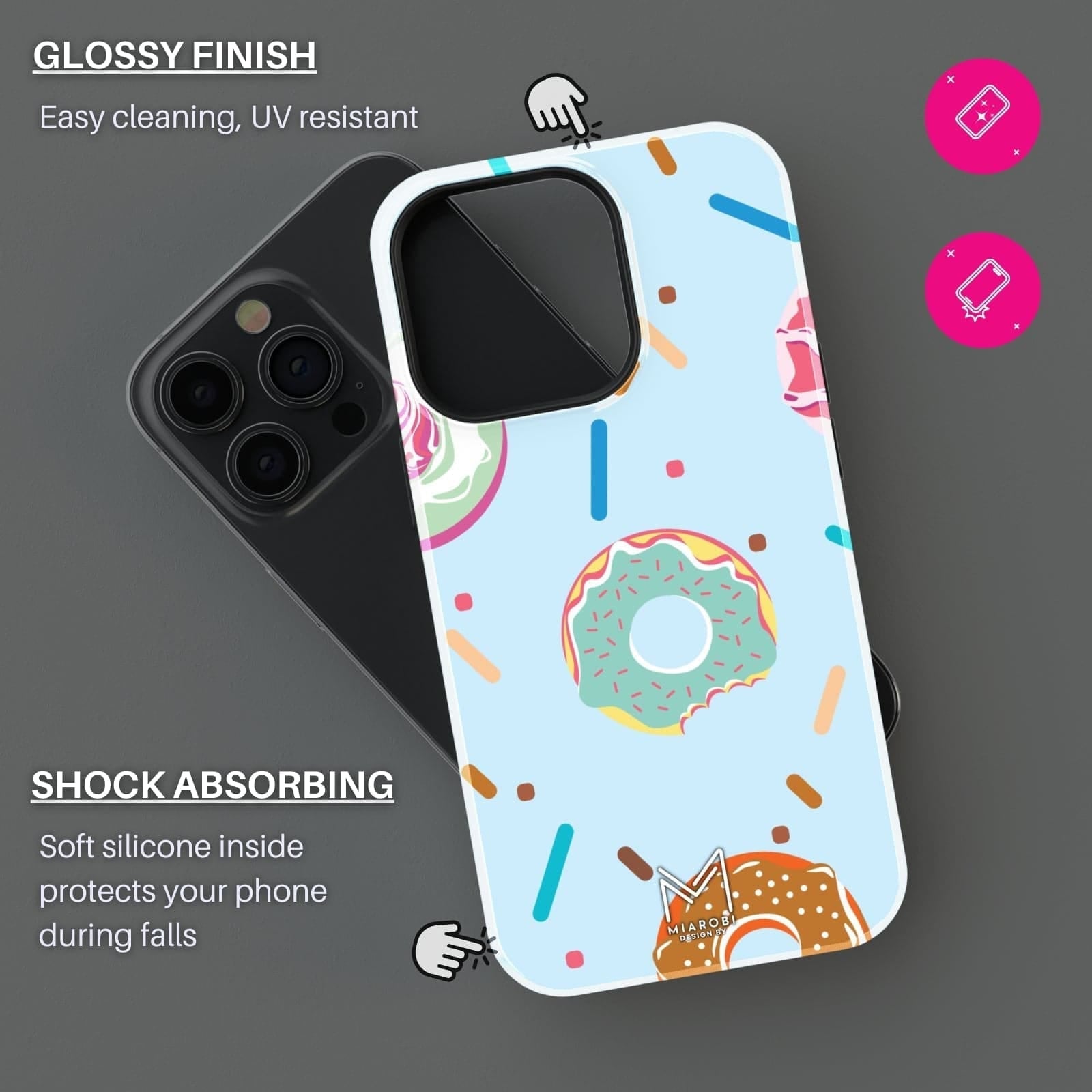 Blueberry Sprinkle Phone Case For iPhone