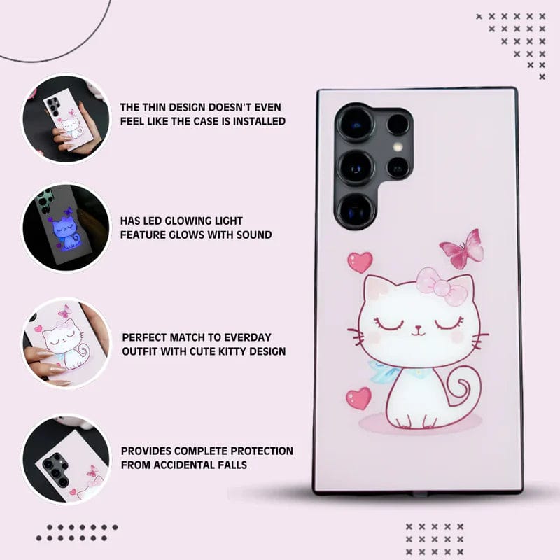 Luminous LED Bright Glow Light Case - Samsung