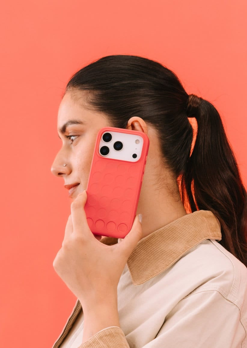 Coral Stack Signature Phone Case Cover for iPhone