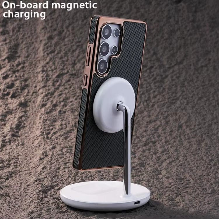 Golden Edge Prime Leather Case For Samsung