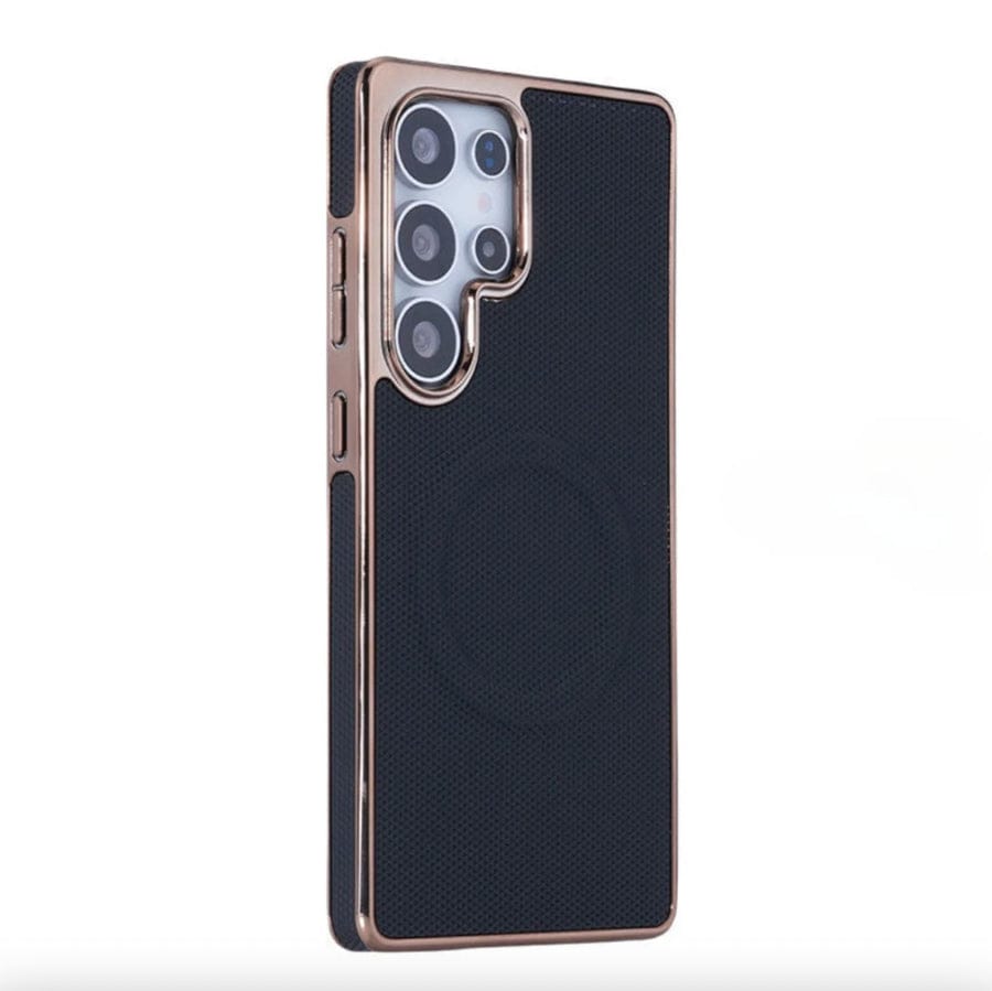 Golden Edge Prime Leather Case For Samsung