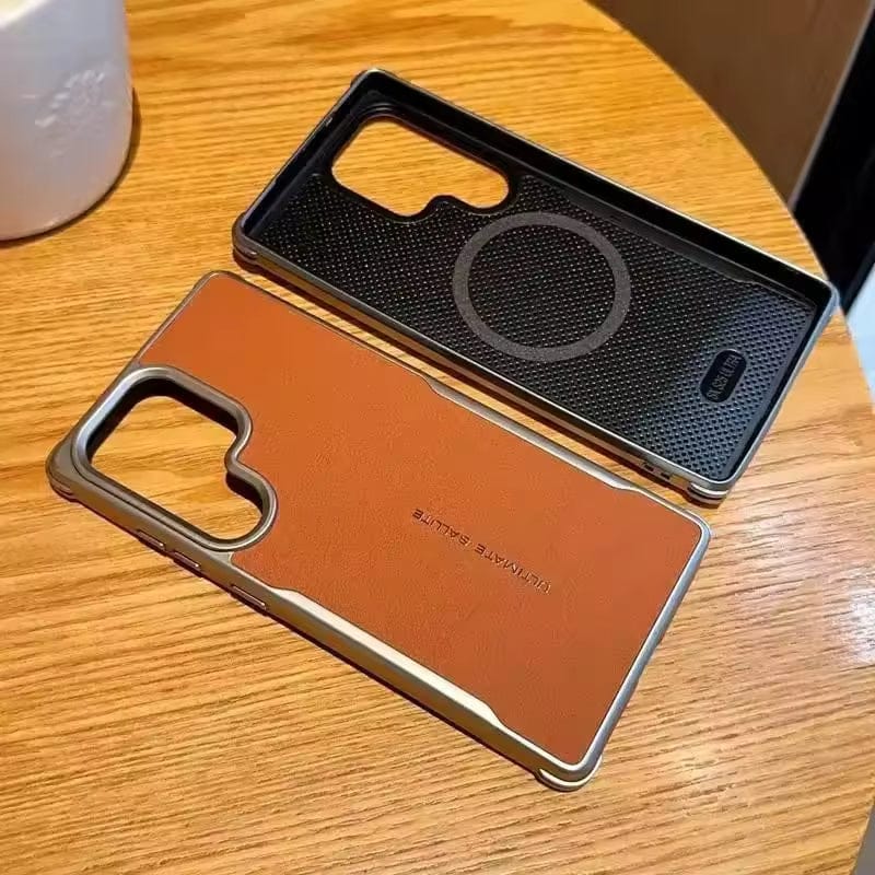 Imperial Shield Leather Case For Samsung