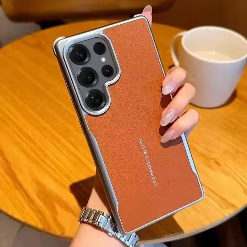 Imperial Shield Leather Case For Samsung