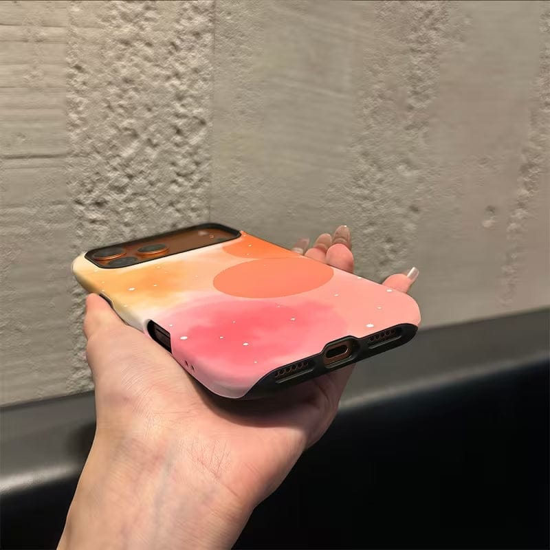 Peachy Dream Crystal Case For iPhone