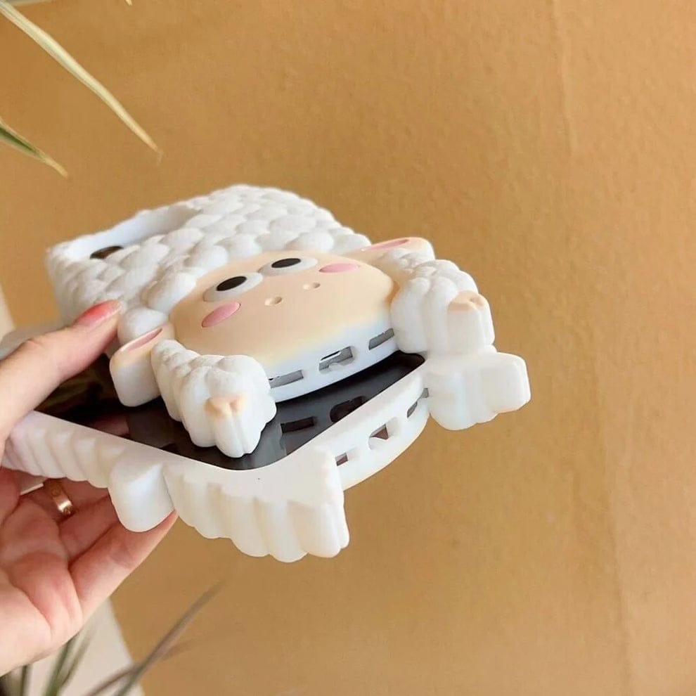 3D Cartoon Woolly Wonder Sheep Case For iPhone