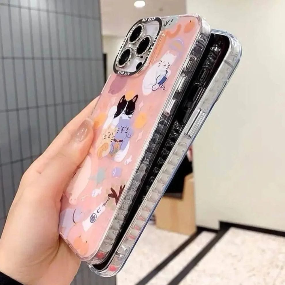 Cute Animal Pattern Shield Case For iPhone