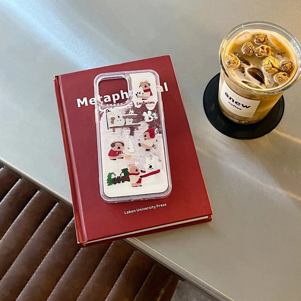 Cartoon Snow Burst Fantasy Case For iPhone