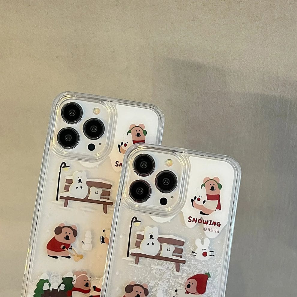 Cartoon Snow Burst Fantasy Case For iPhone