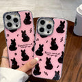 Playful Cartoon Bunny Phone Case For iPhone