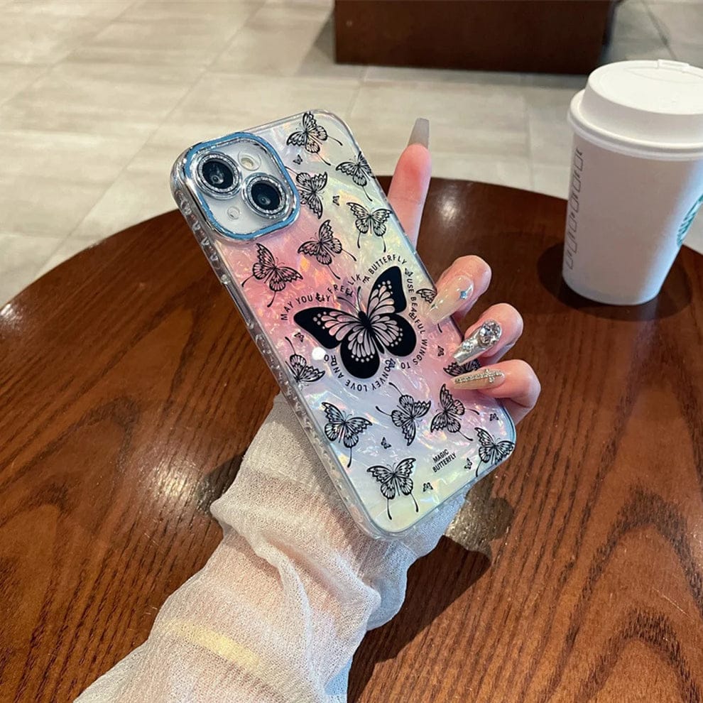 Mystical Chromatic Wings Phone Case For iPhone