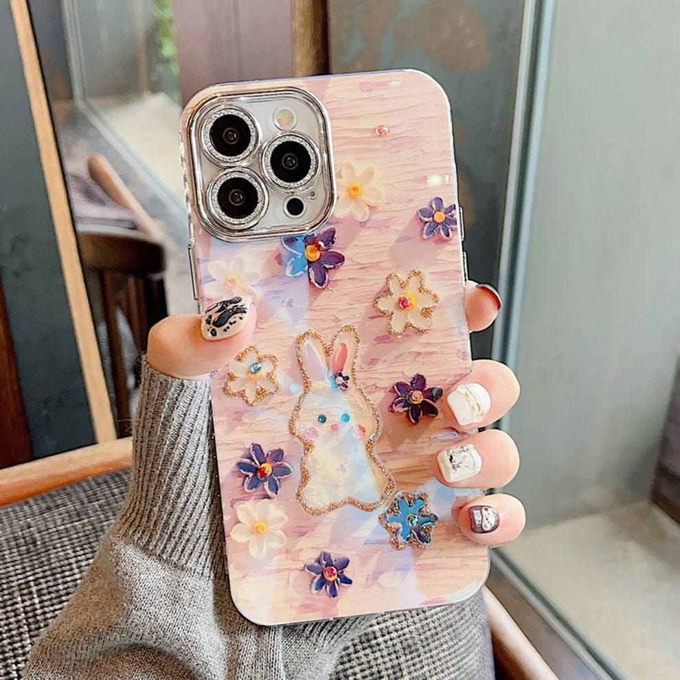 Floral Fables Cartoon Phone Case For iPhone