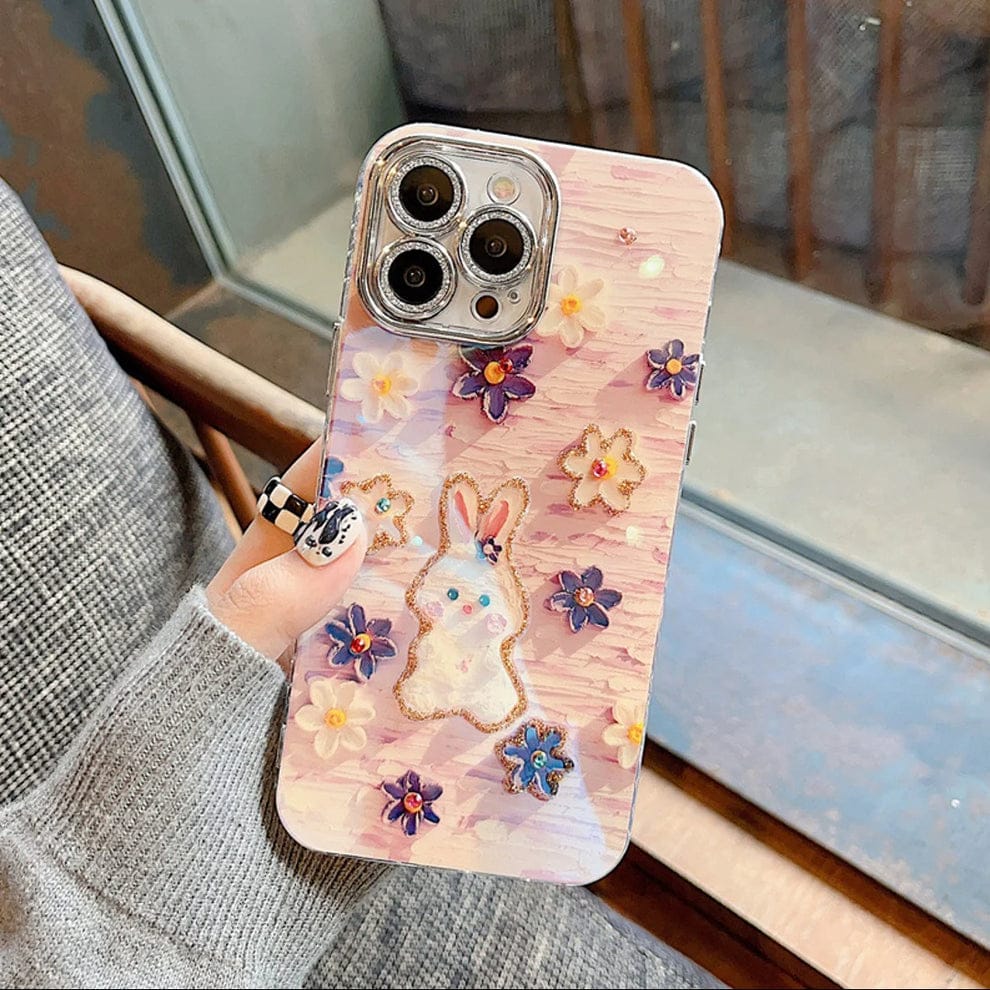 Floral Fables Cartoon Phone Case For iPhone