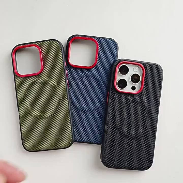 WeaveMag Trio Case Woven Magnetic iPhone Cover