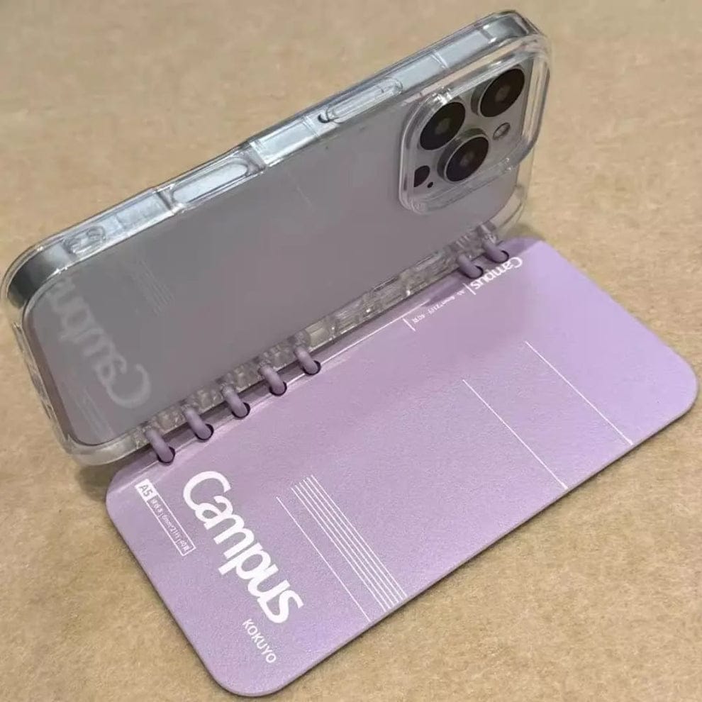 Solid Color Notebook Fashion Phone Case